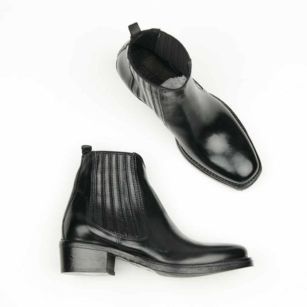 re-souL Collection Black Chelsea Boot for Women - Sole Food