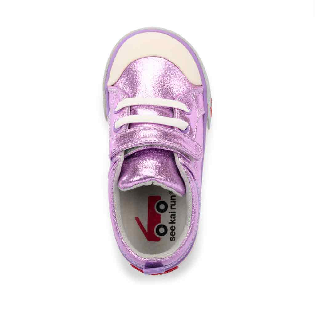 See Kai Run Kristin Sneaker - Purple Metallic - Sole Food - 3