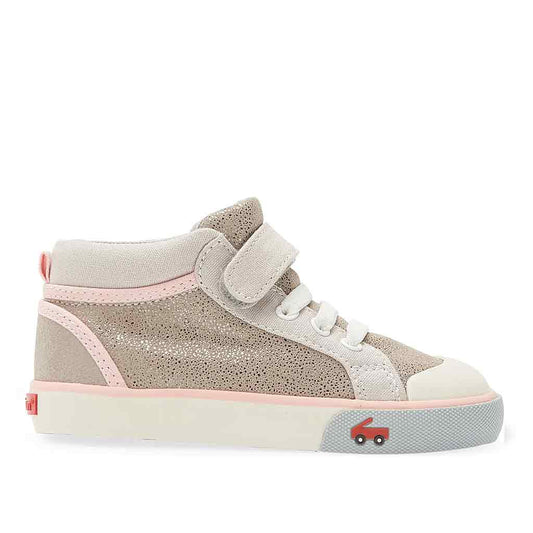See Kai Run Peyton Sneaker - Beige Metallic - Sole Food