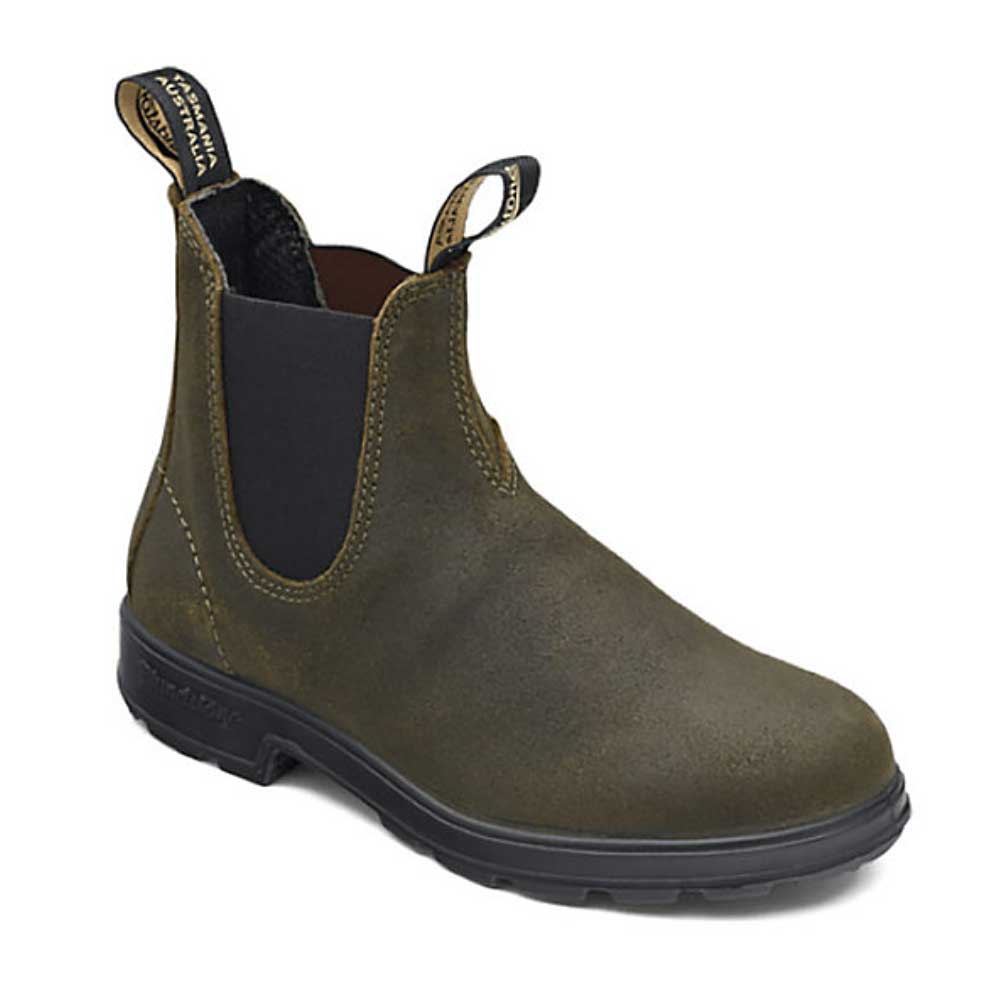 Blundstone Women's 1615 boot Olive Suede.
