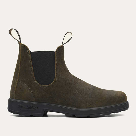 Blundstone Women's 1615 boot Olive Suede.