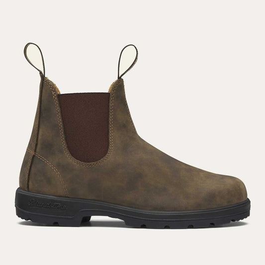 Blundstone 585 boot in rustic brown for women. 