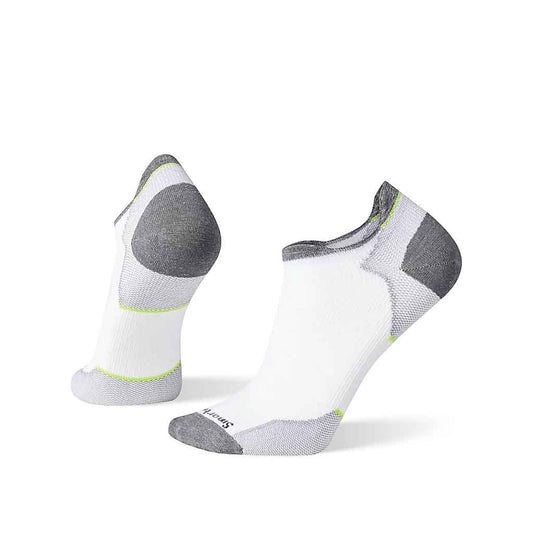 Smartwool Run Zero Cushion Ankle Sock - White - Sole Food - 1