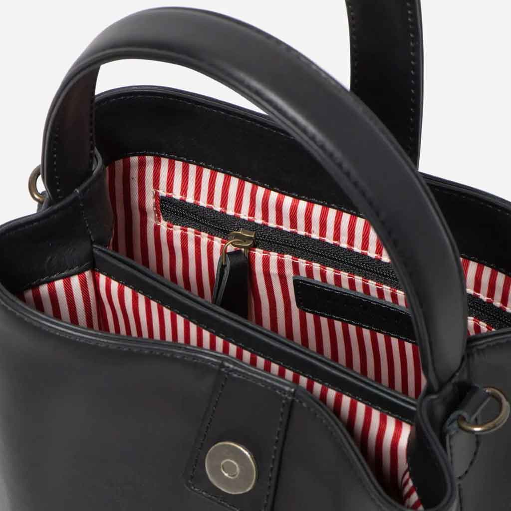 Stitch & Hide Rose Bag - Black - Sole Food