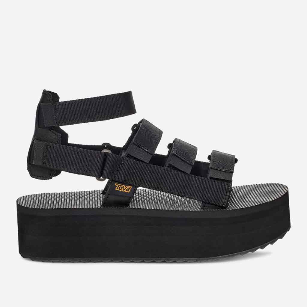 Teva Mevia Platform Sandal - Black - Sole Food - 1