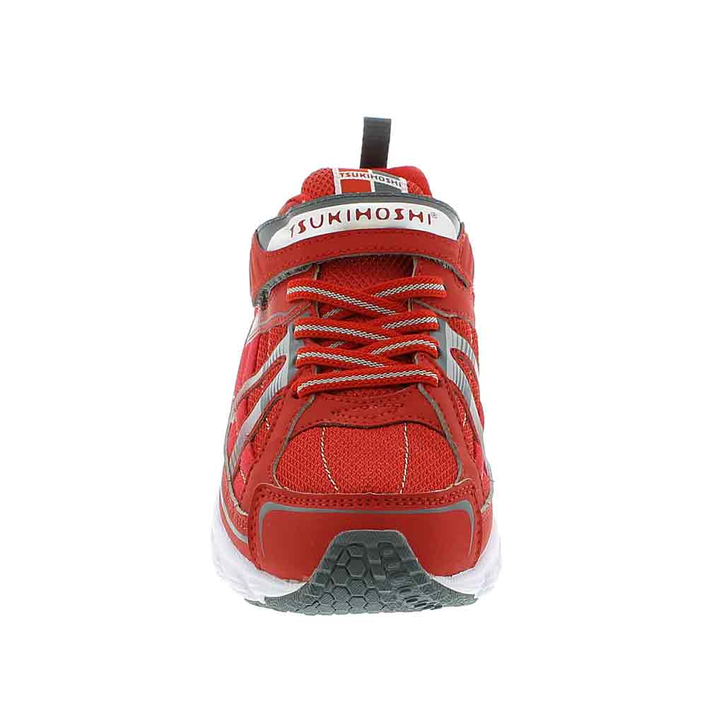 Tsukihoshi Storm Youth Sneaker - Red/Grey - Sole Food