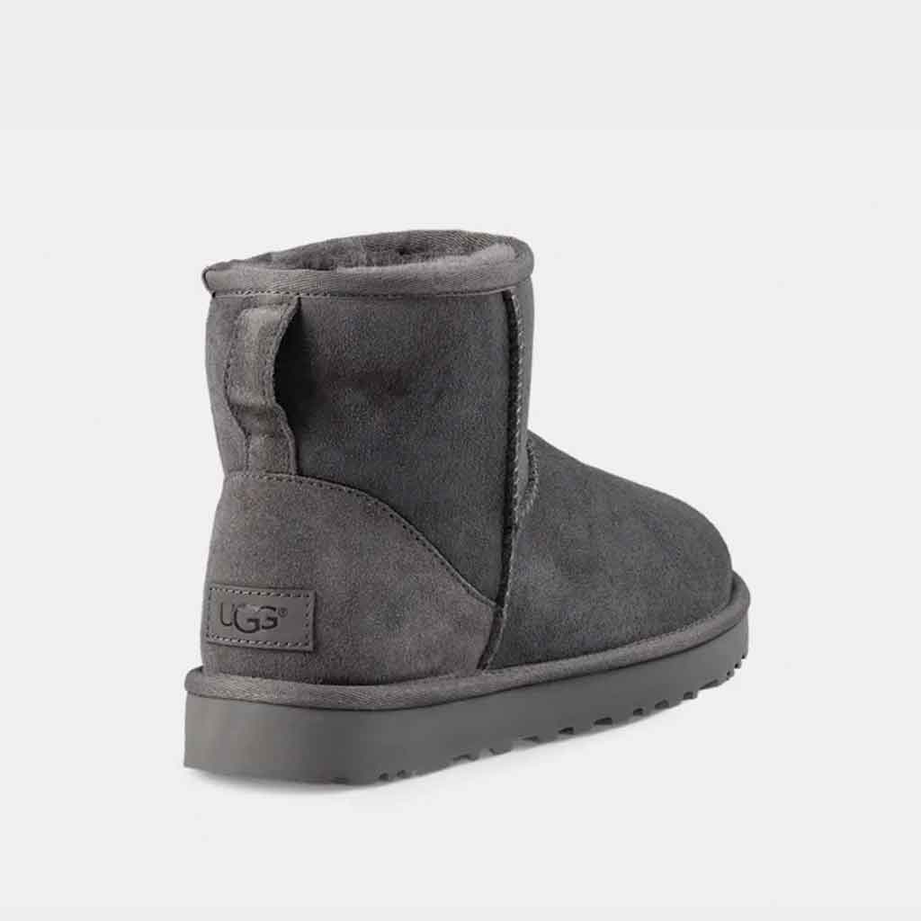 Grey uggs with discount strap