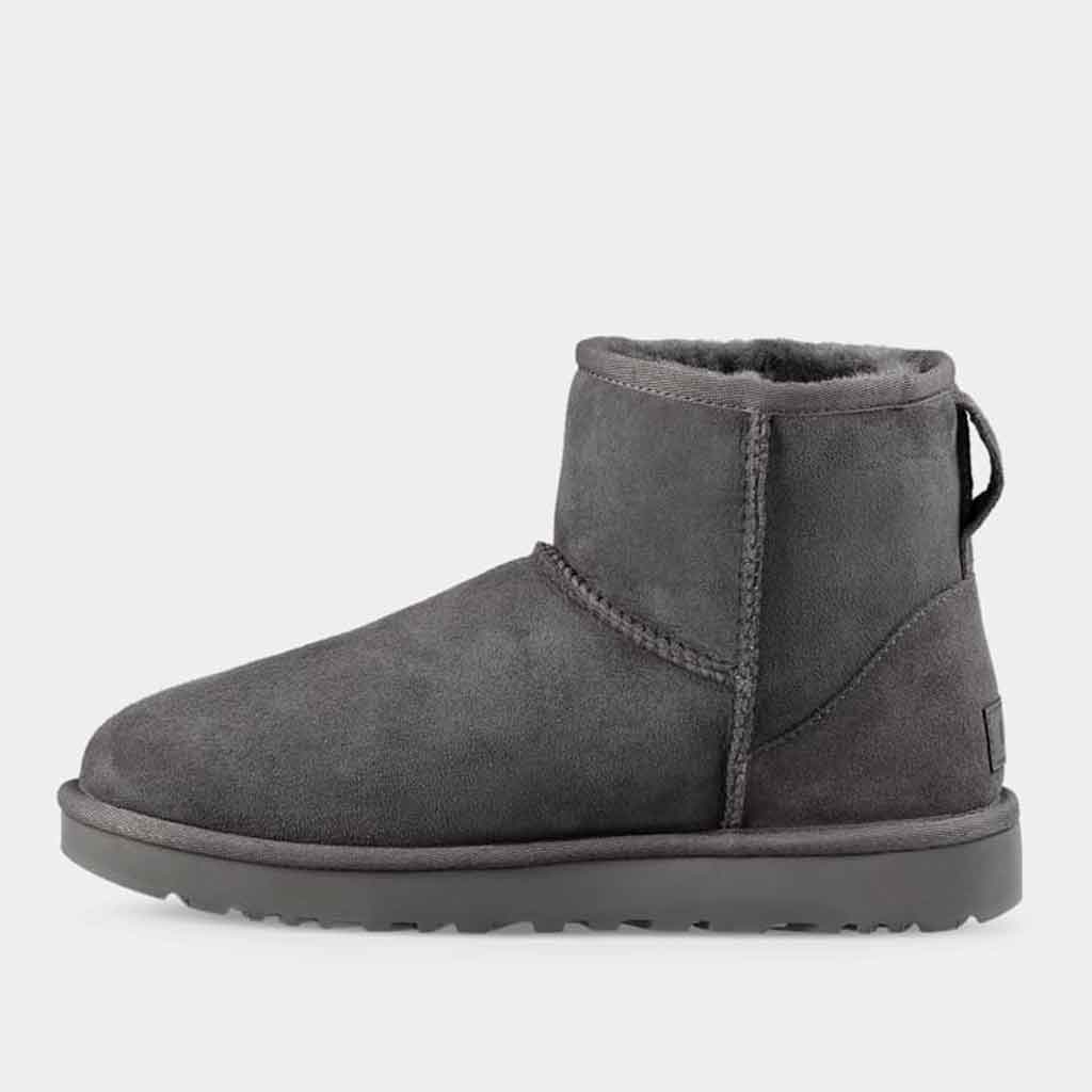 Gray mini ugg clearance boots