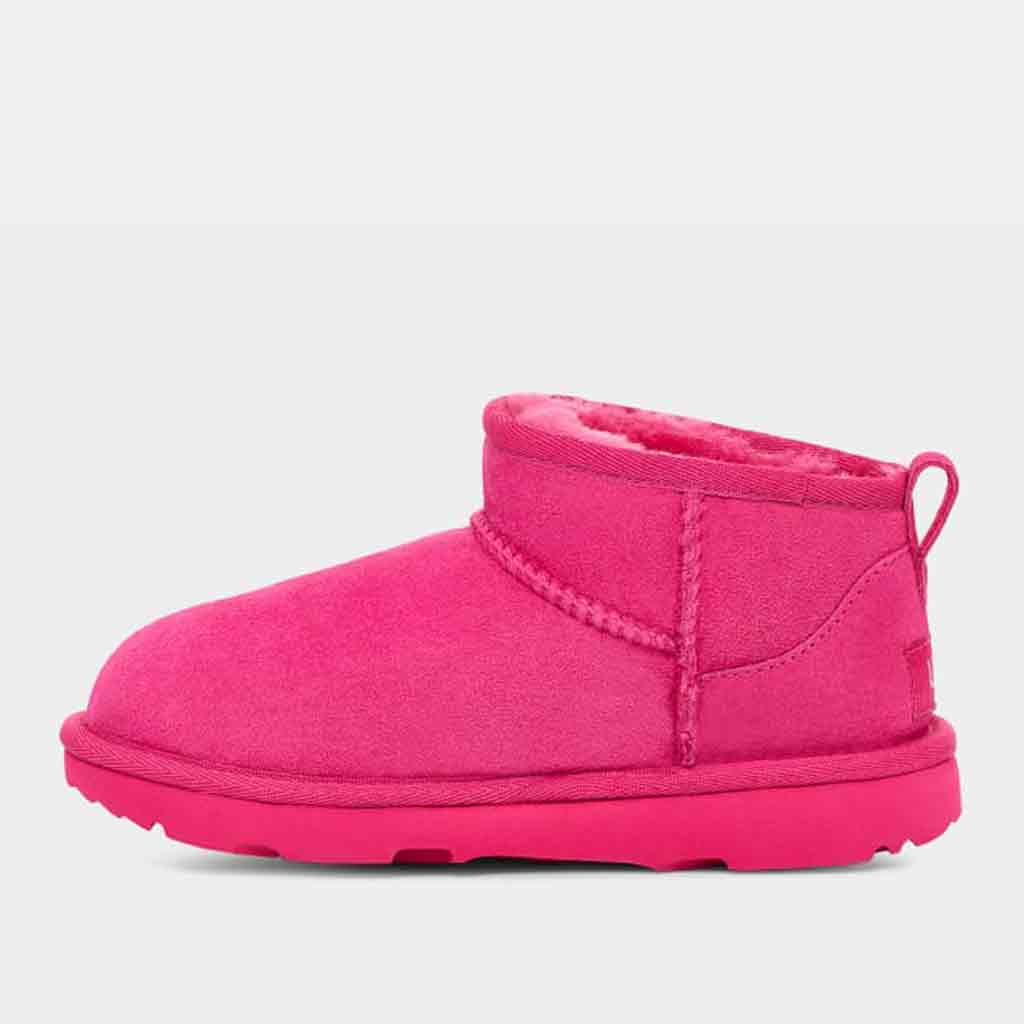 UGG Classic Ultra Mini Boot Youth Berry Sole Food