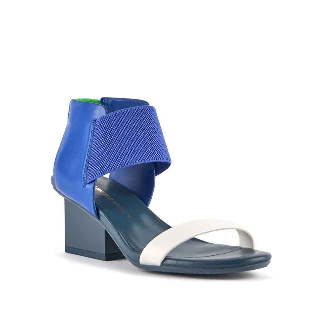 United Nude Raila Mid Sandal - Cobalt | Sole Food