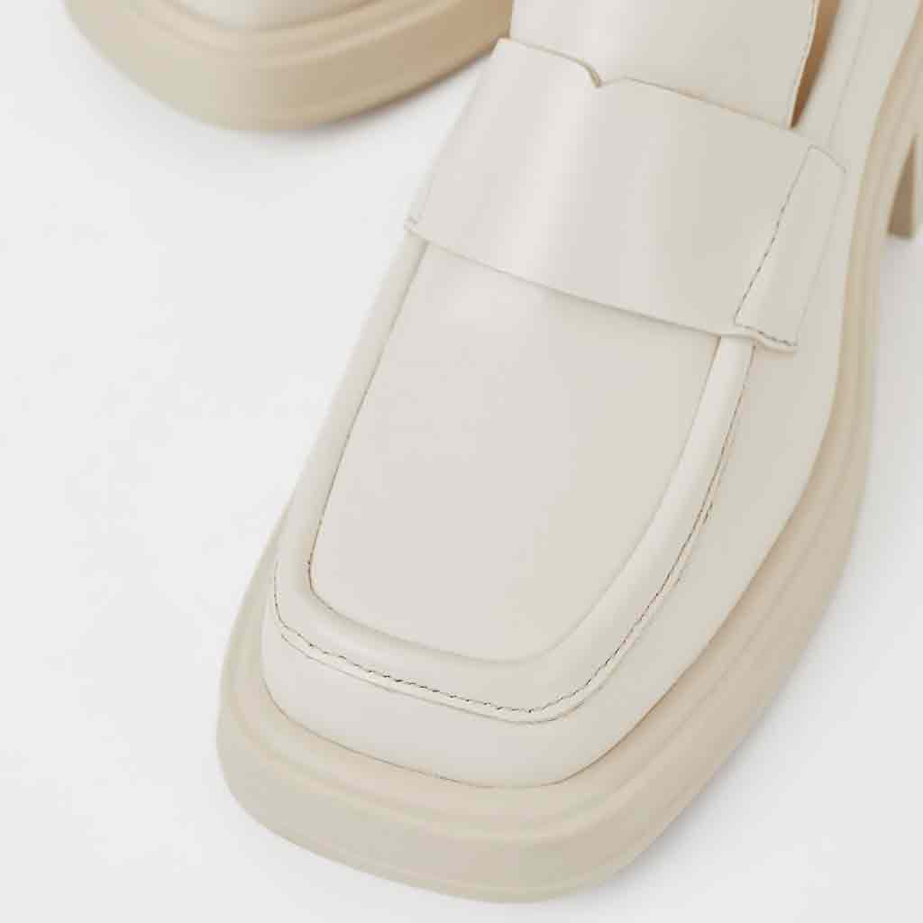 kæmpe italiensk afbalanceret Vagabond Shoemakers Dorah Loafer - Off White | Sole Food