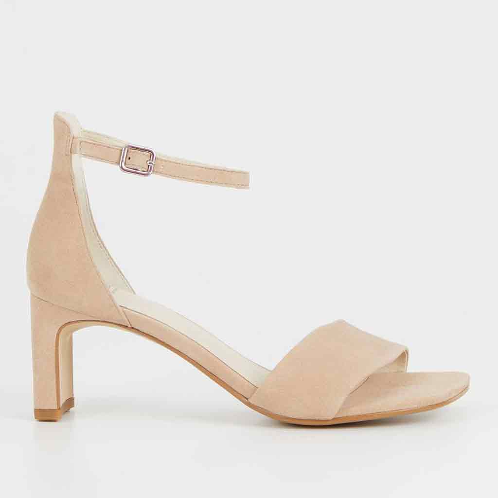 Vagabond Shoemakers Luisa Heel - Tan Suede - Sole Food
