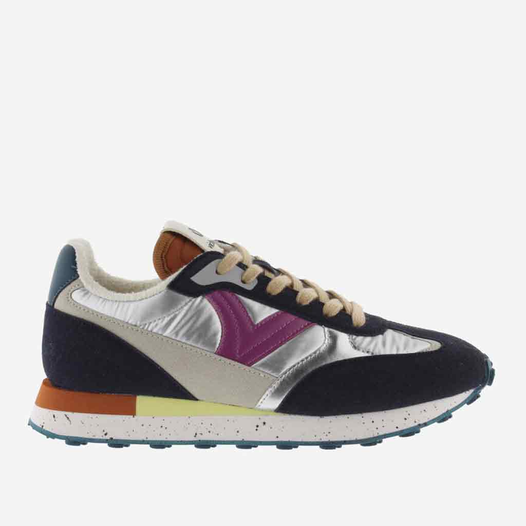 Victorias Galaxia Sneaker - Navy/Silver - Sole Food