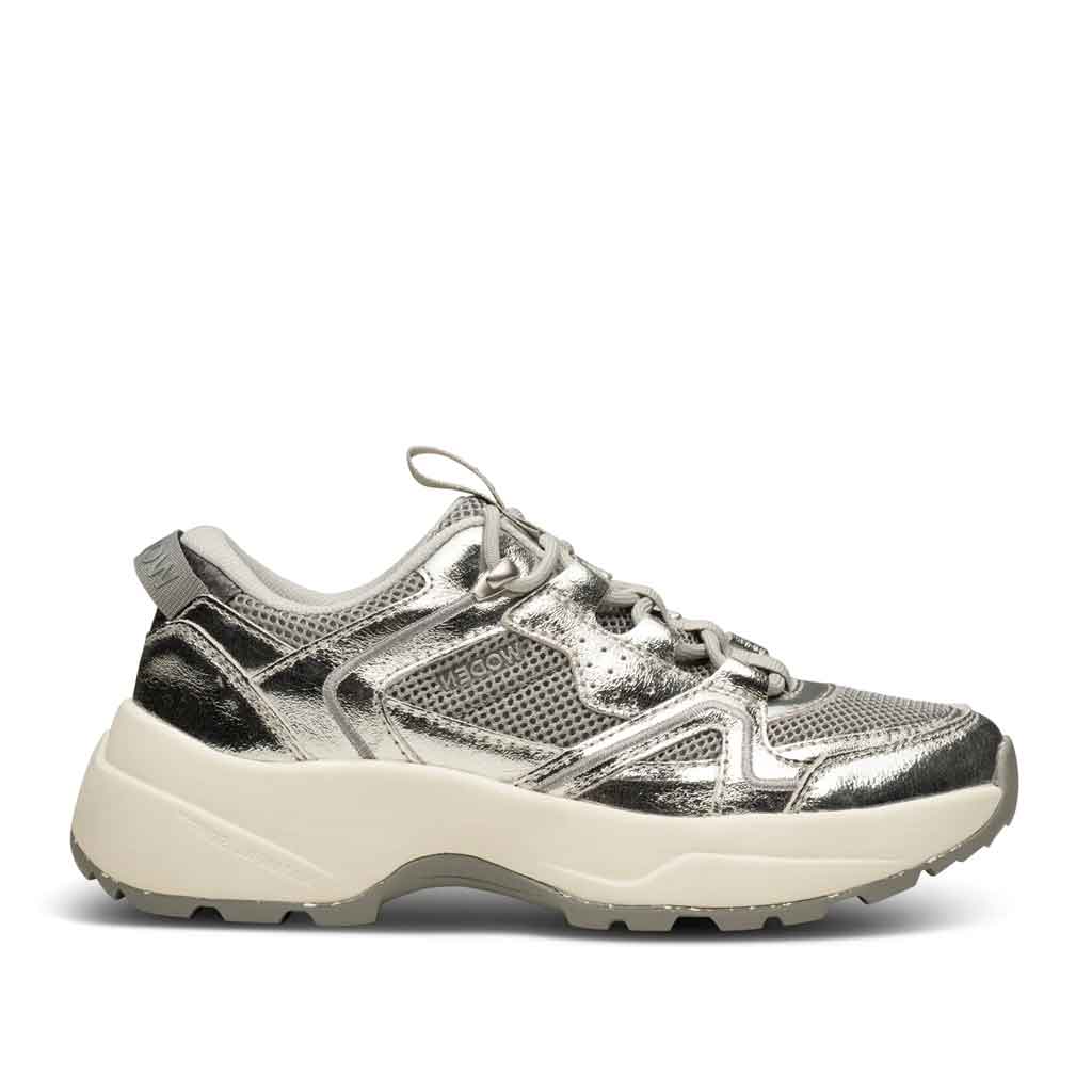 Woden Sif Metallic Sneaker - Autumn Grey - Sole Food - 1